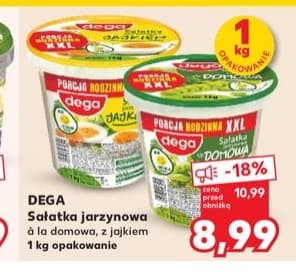sałatka jarzynowa a la domowa, z jajkiem