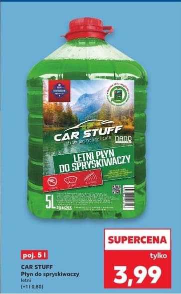 letni płyn do spryskiwaczy