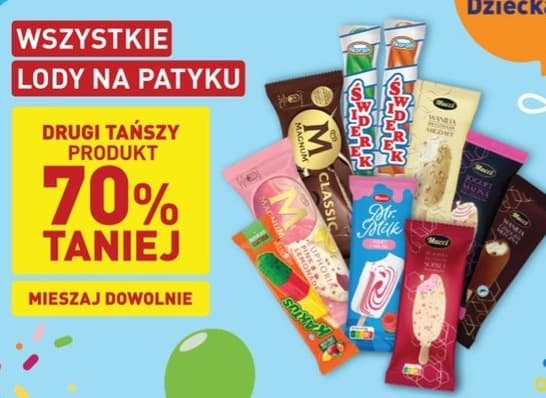 wszystkie lody na patyku