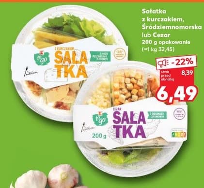sałatka z kurczakiem śródziemnomorska