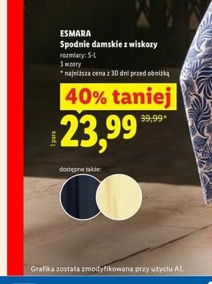 spodnie damskie z wiskozy