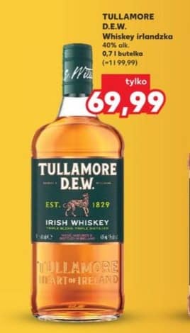 Tullamore D.E.W. whiskey irlandzka 0.7l