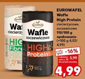 wafle wysokobiałkowe ciecierzycowe/soczewicowe
