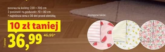 pościel dwustronna z mikrowłókna satynowego