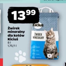 żwirek mineralny superlekki dla kotów
