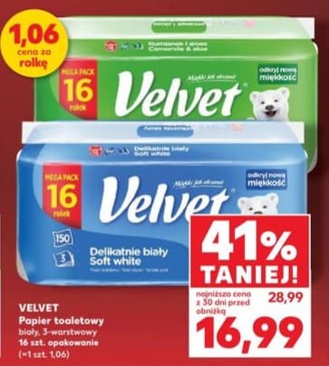 papier toaletowy biały 3-warstwowy 16 szt.