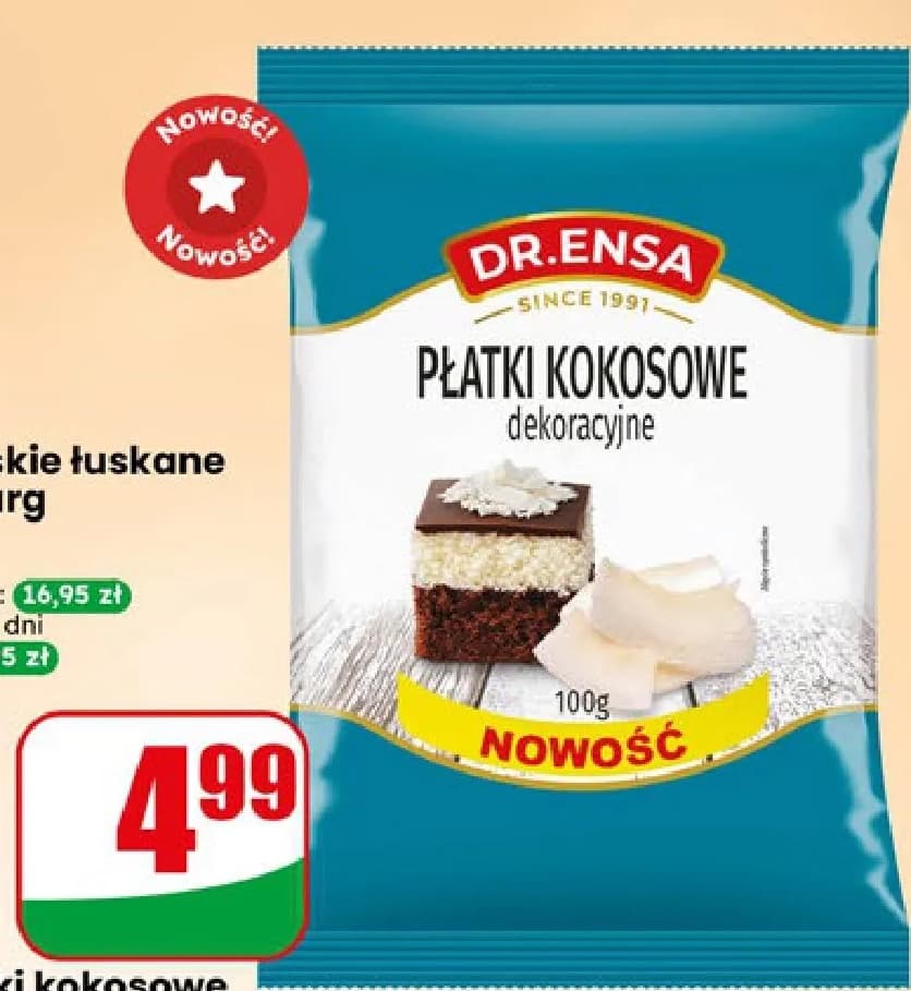 płatki kokosowe dekoracyjne
