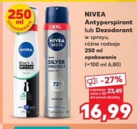 Antyperspirant lub Dezodorant w sprayu