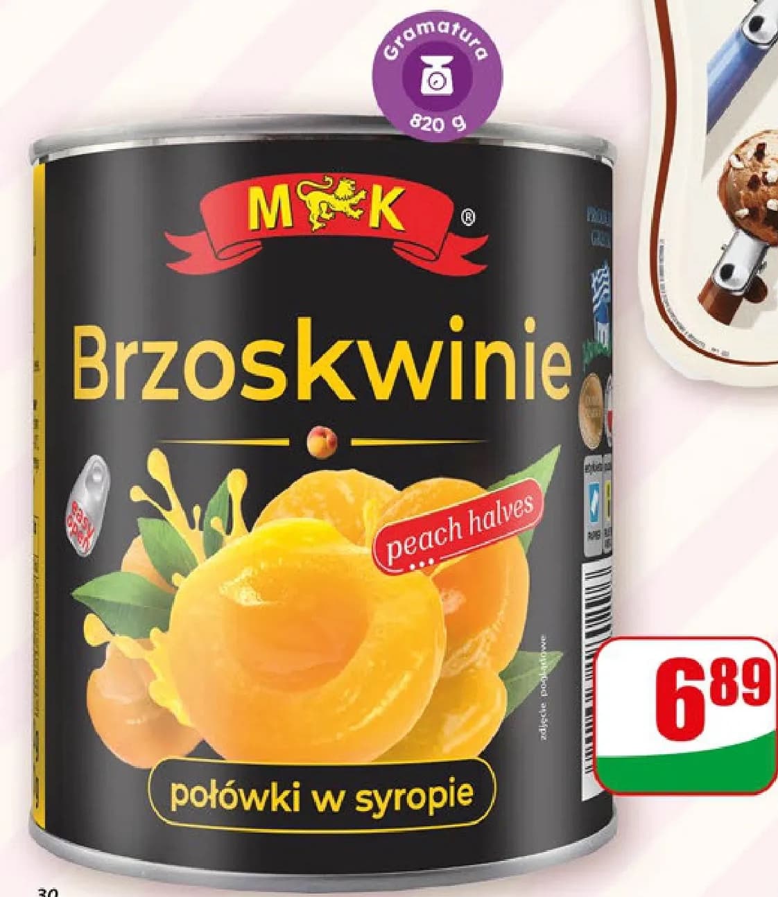 brzoskwinie połówki w syropie