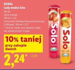 lody wodne solo