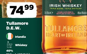 Tullamore D.E.W. whiskey irlandzka 700ml