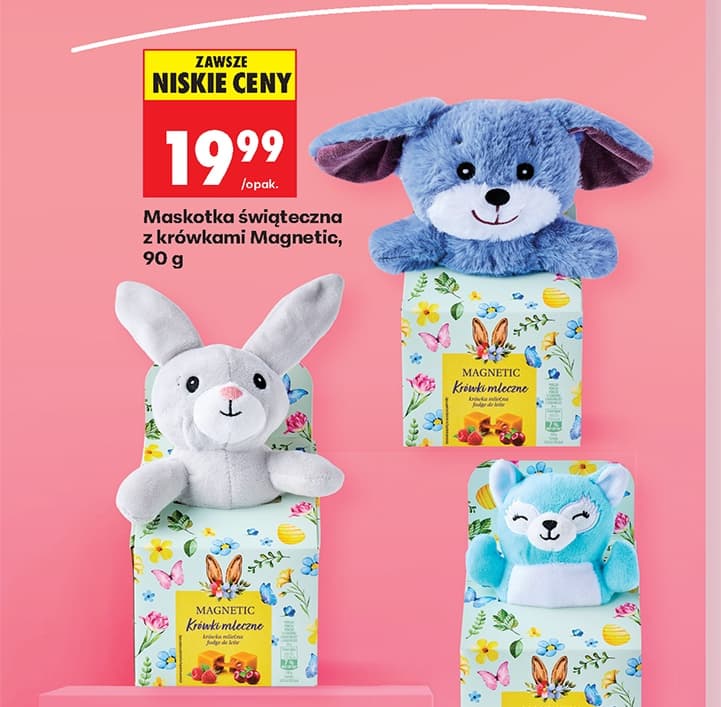 maskotka świąteczna z krówkami