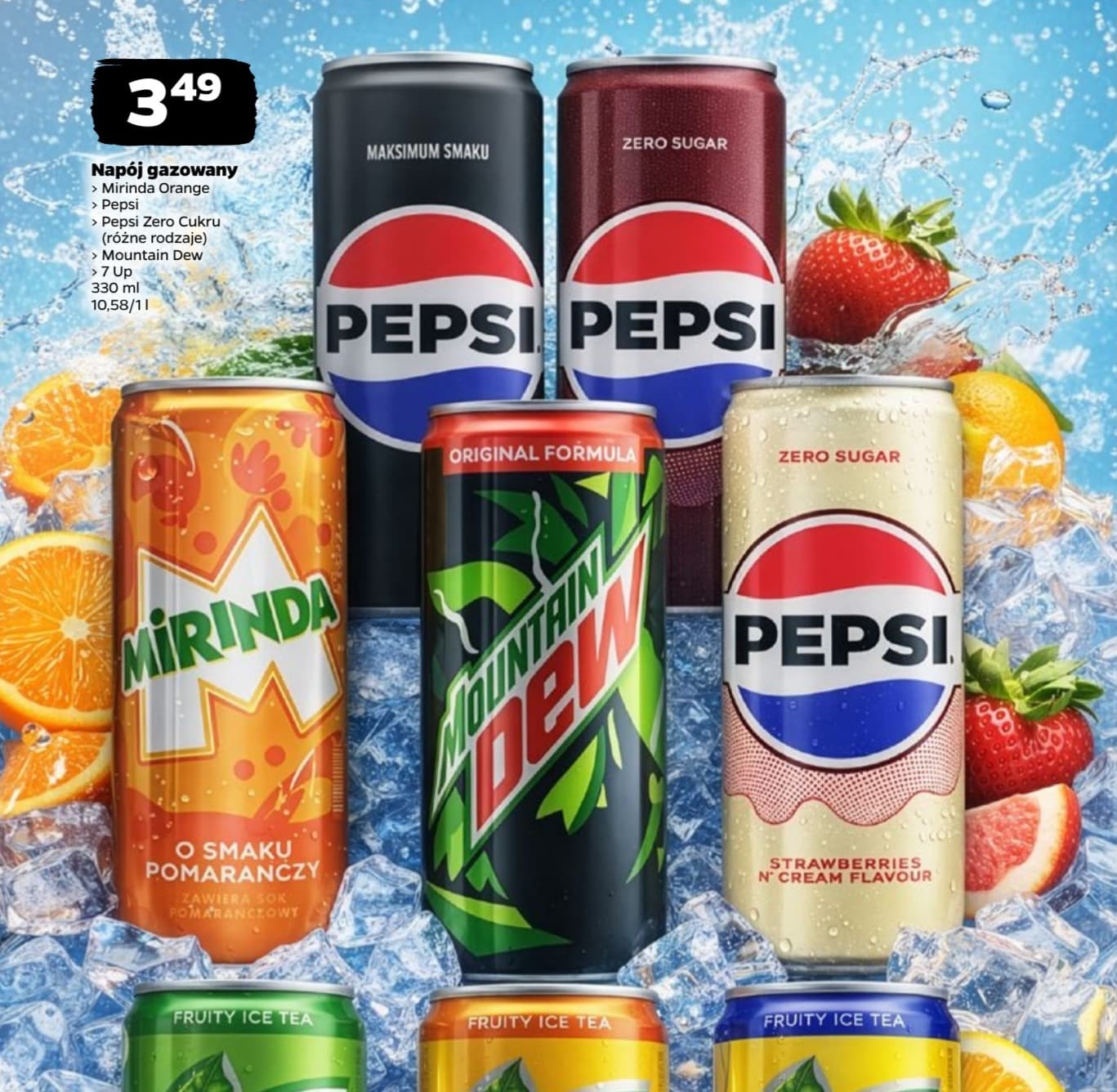 napój gazowany różne marki