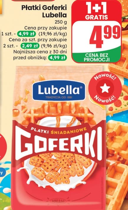 płatki śniadaniowe goferki