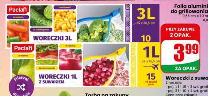 woreczki z suwakiem