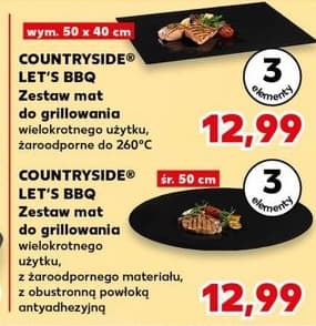 zestaw mat do grillowania