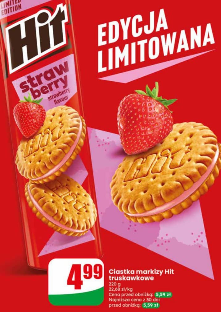 ciastka markizy truskawkowe