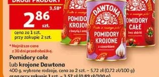 pomidory całe lub krojone