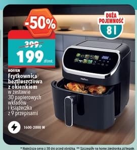frytkownica beztłuszczowa z okienkiem