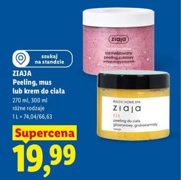 peeling, mus lub krem do ciała różne rodzaje