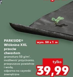 włóknina XXL przeciw chwastom