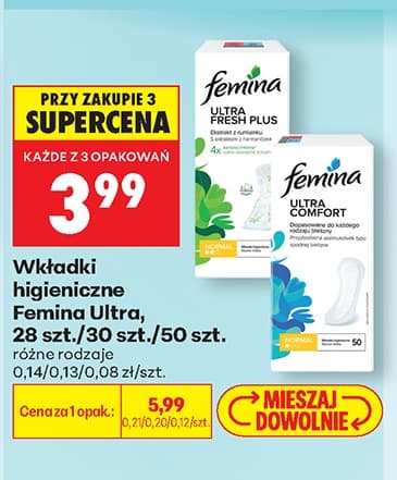 wkładki higieniczne ultra