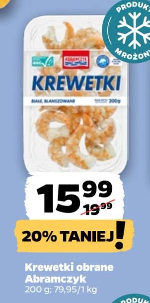 krewetki obrane