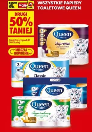 Queen wszystkie papiery toaletowe różne