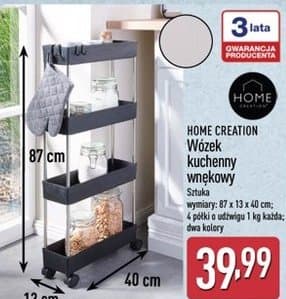 wózek kuchenny wnękowy