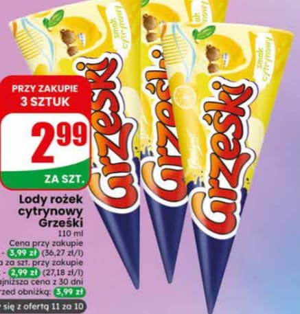 lody rożek