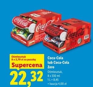 napój gazowany cola ośmiopak