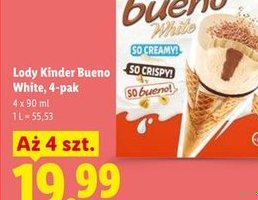 lody Kinder Bueno White