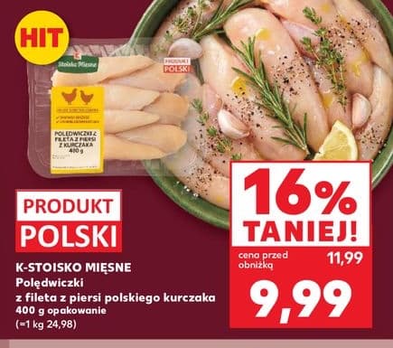 polędwiczki z fileta z piersi polskiego kurczaka