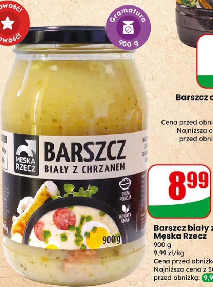 barszcz biały z chrzanem