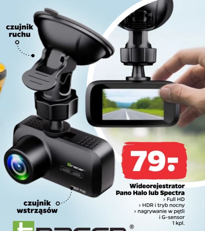 wideo rejestrator samochodowy pano halo lub spectra