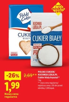 cukier biały krystaliczny