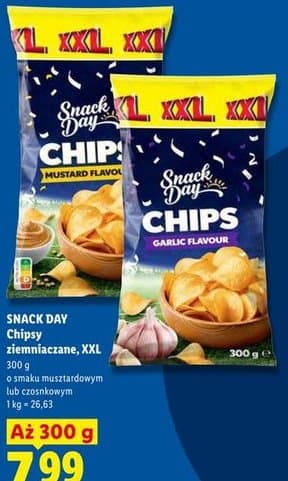 chipsy ziemniaczane XXL