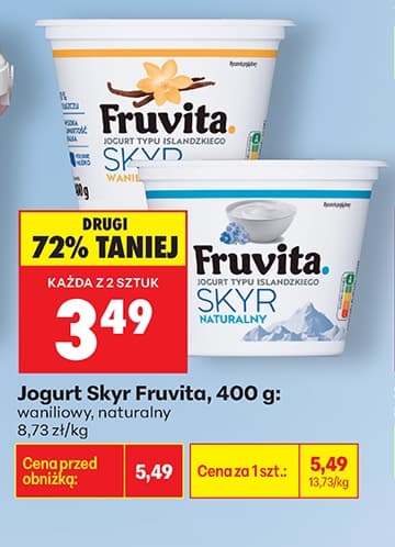 jogurt typu islandzkiego waniliowy, naturalny