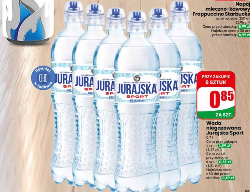 woda niegazowana sport