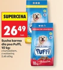sucha karma dla psa Puffi
