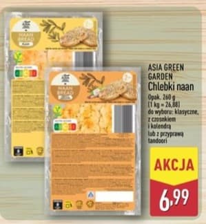 chlebki naan
