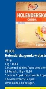 ser gouda w plastrach