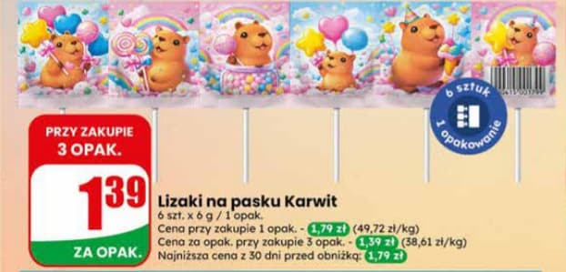 lizaki na pasku