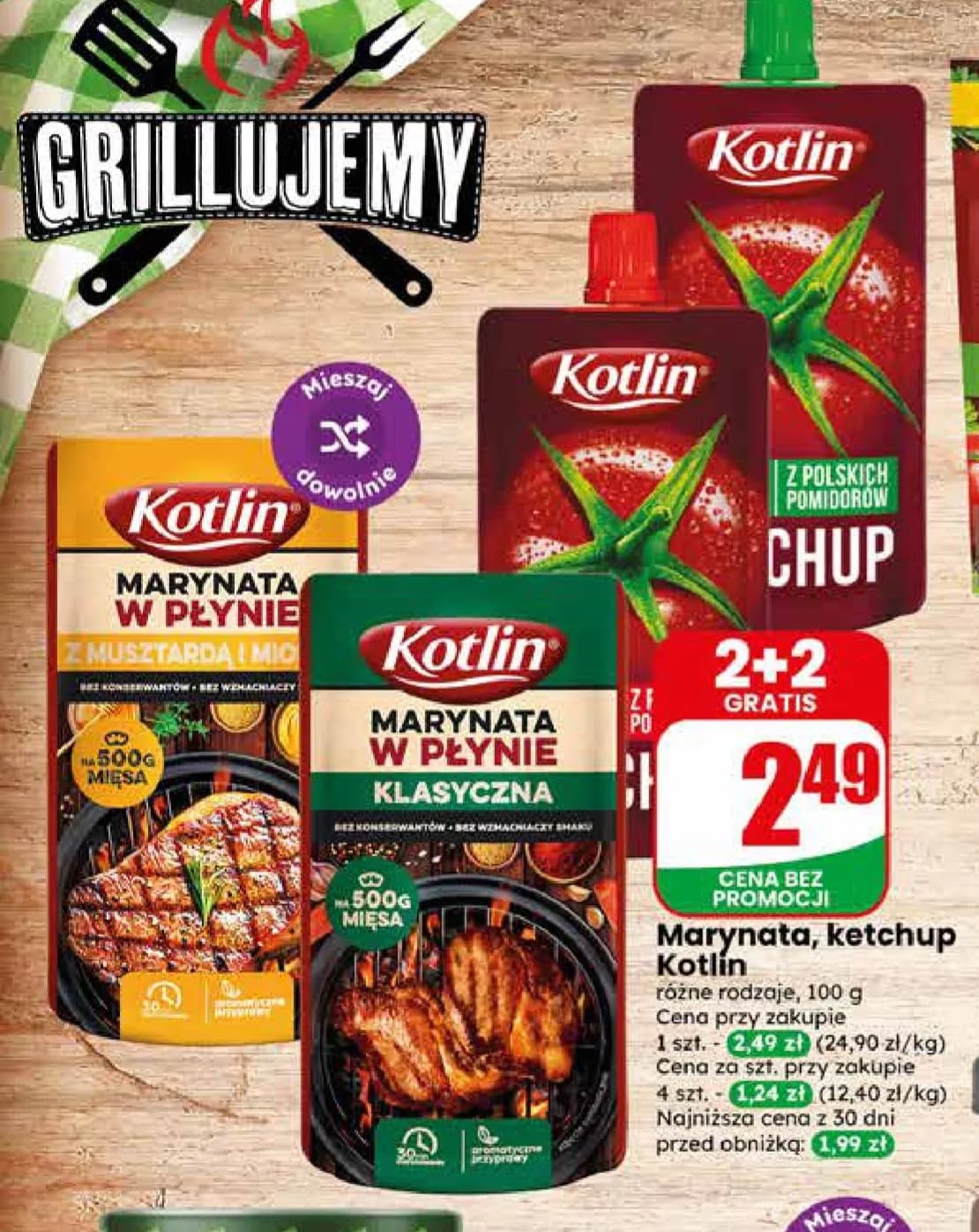 Marynata w płynie, ketchup