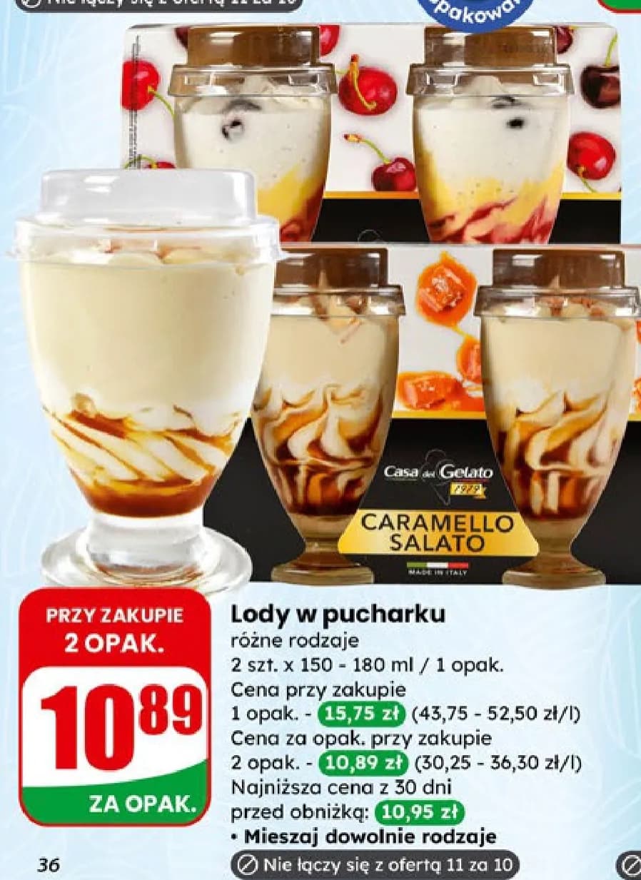 lody w pucharku