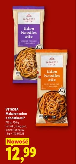 makaron udon z dodatkami