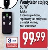 wentylator stojący 50 W