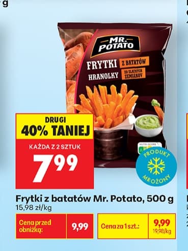frytki z batatów