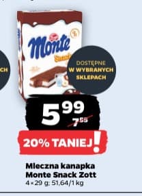 mleczna kanapka