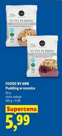 Pudding w saszetce